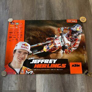 Jeffrey Herlings Team Autograph Poster